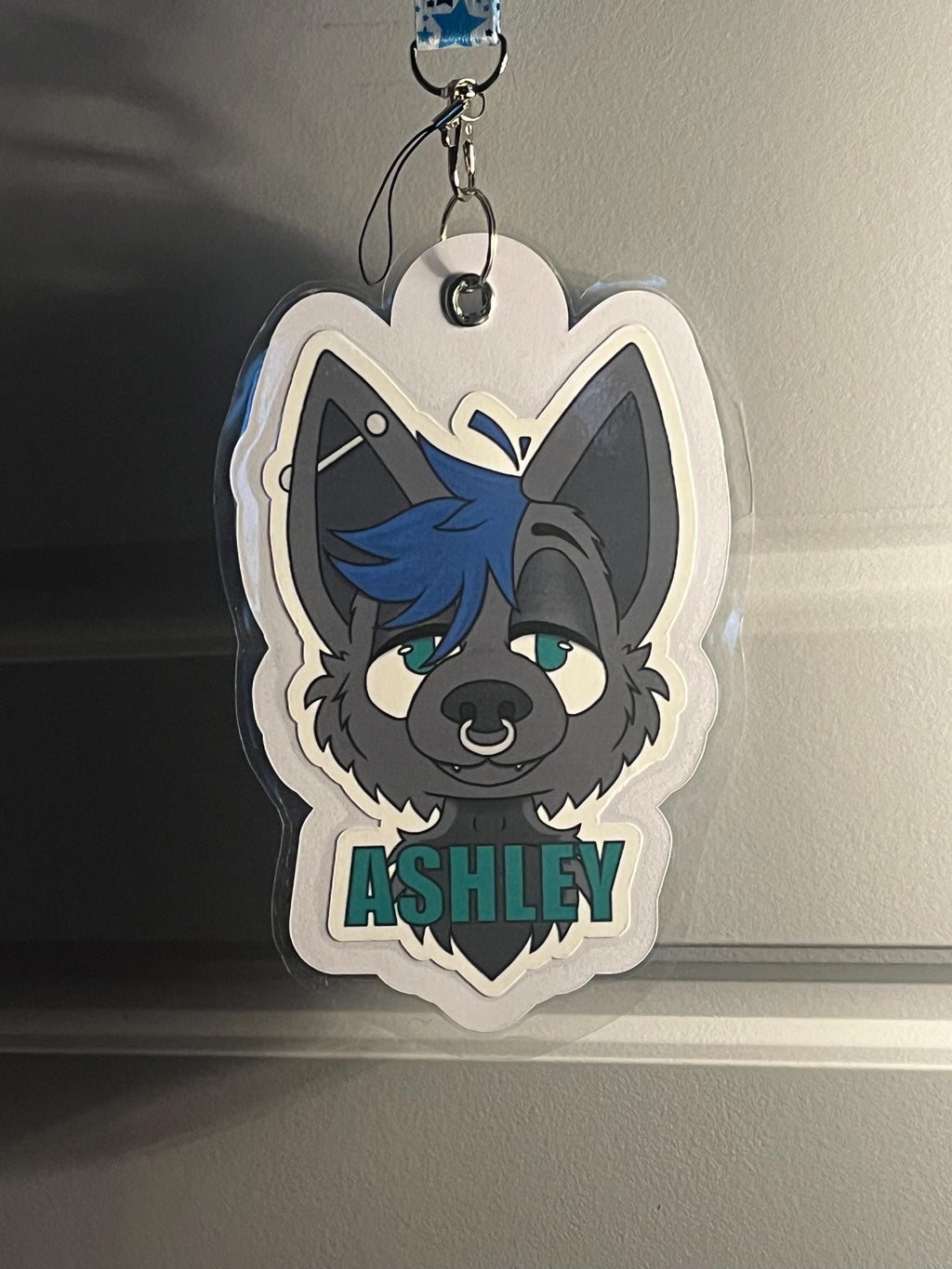 Custom Fursona Convention Badge Commission