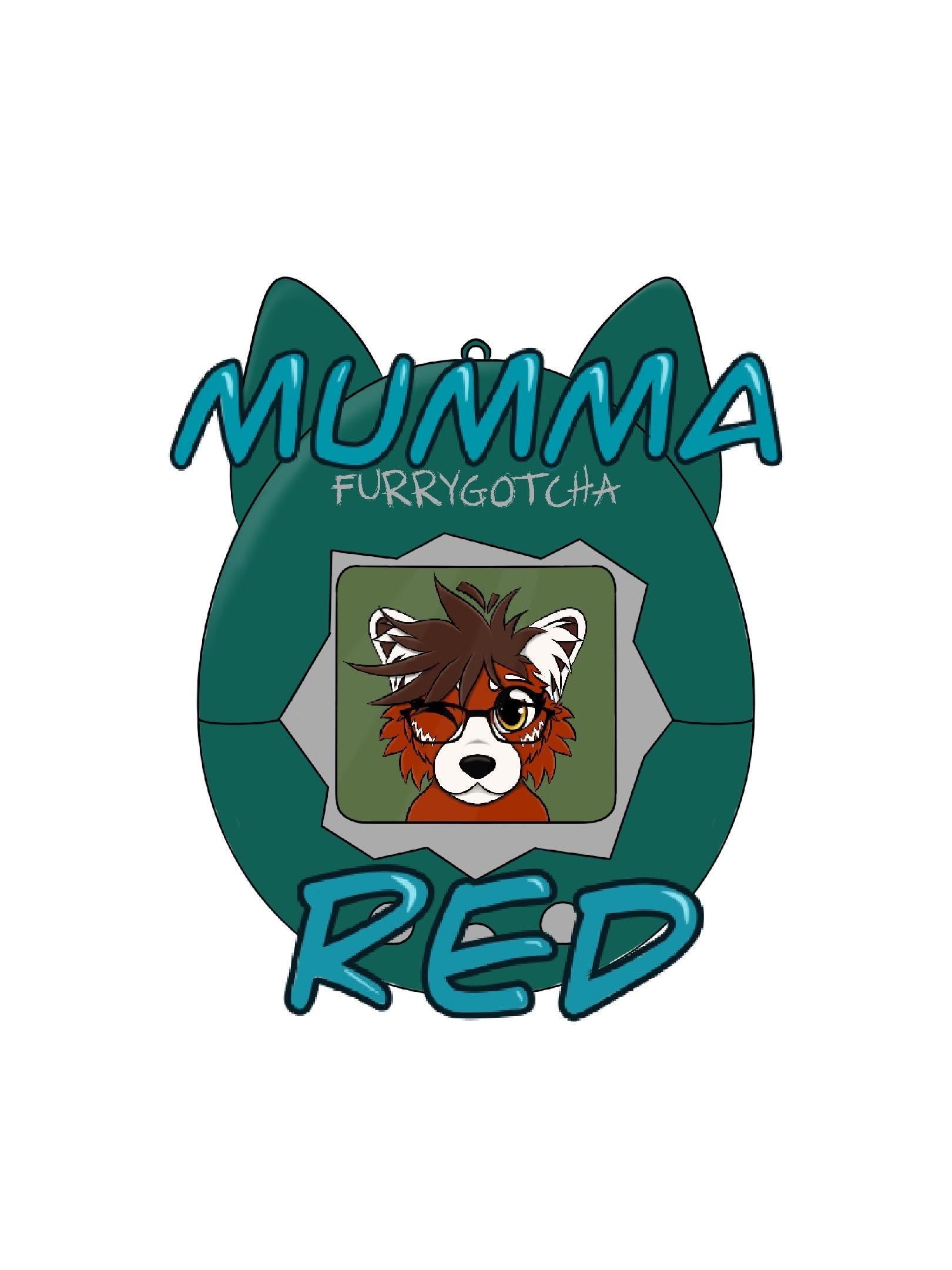 Custom Fursona Virtual Pet YCH Con Badge