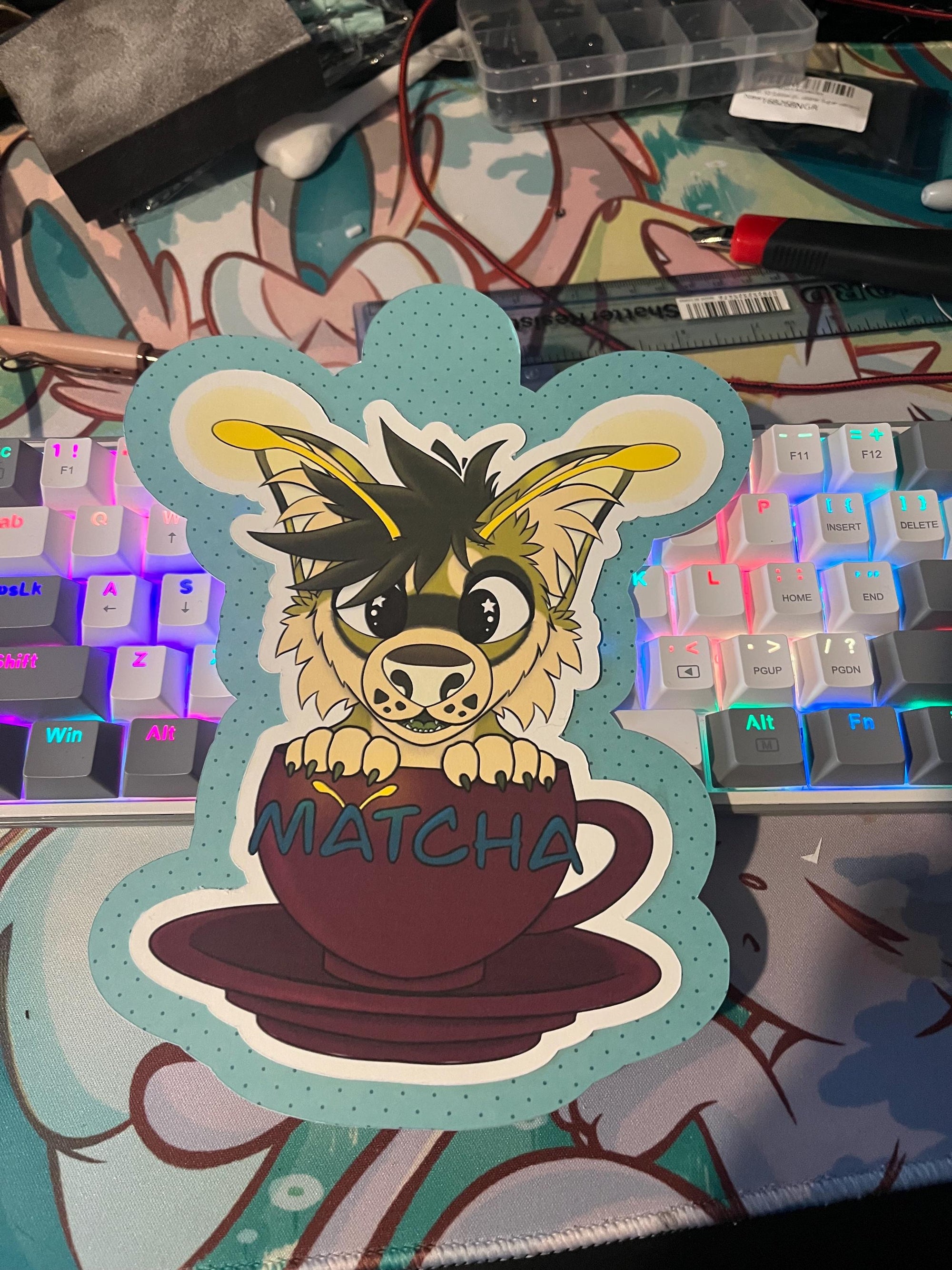 Custom Fursona Convention Badge Commission