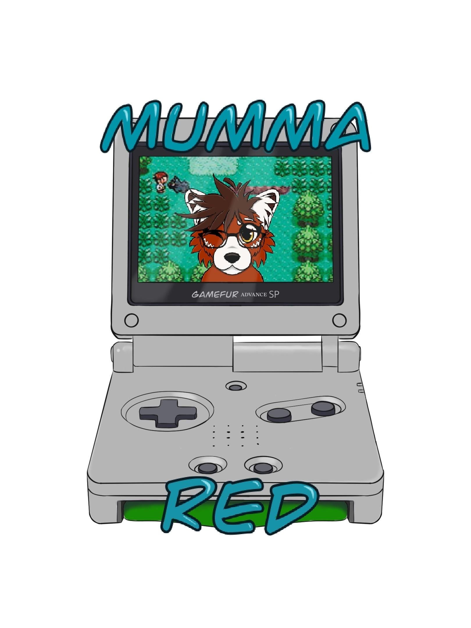 Custom Fursona GB Flip YCH Con Badge