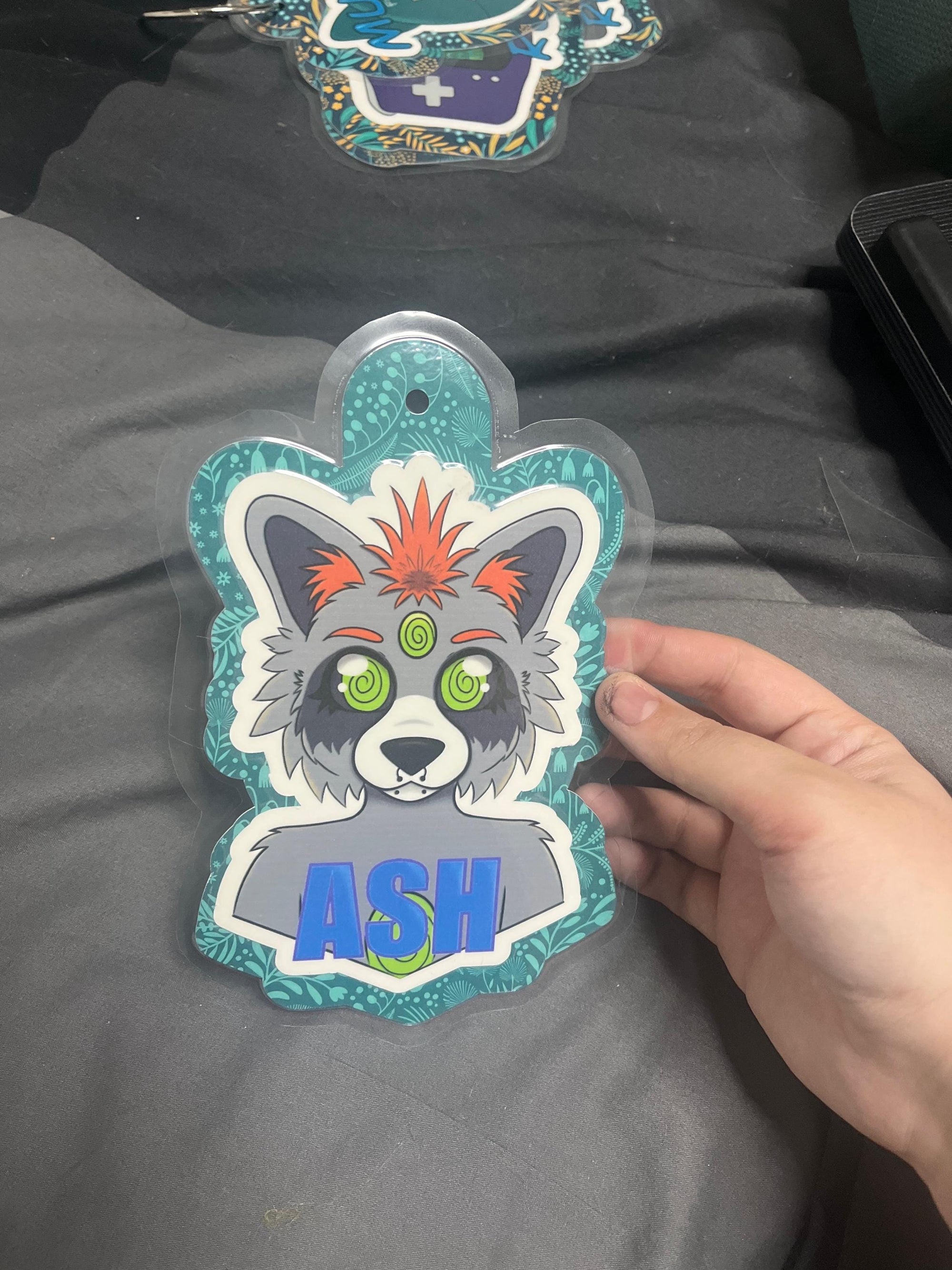 Custom Fursona Convention Badge Commission