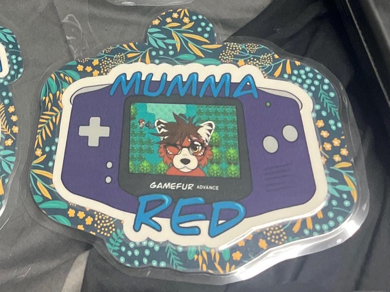 Custom Fursona GB YCH Con Badge