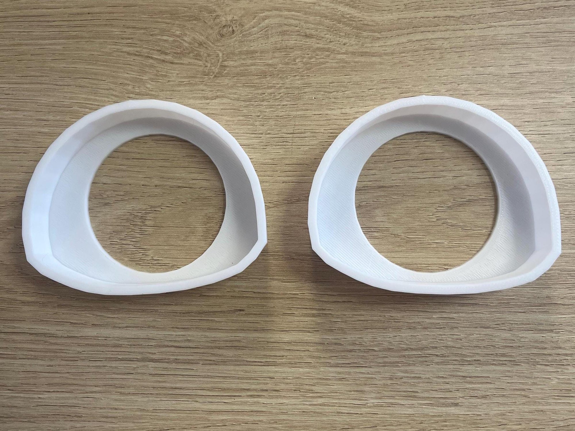 3d printed smiley eye blanks for fursuiters, fursuit heads, furry fandom, fursona