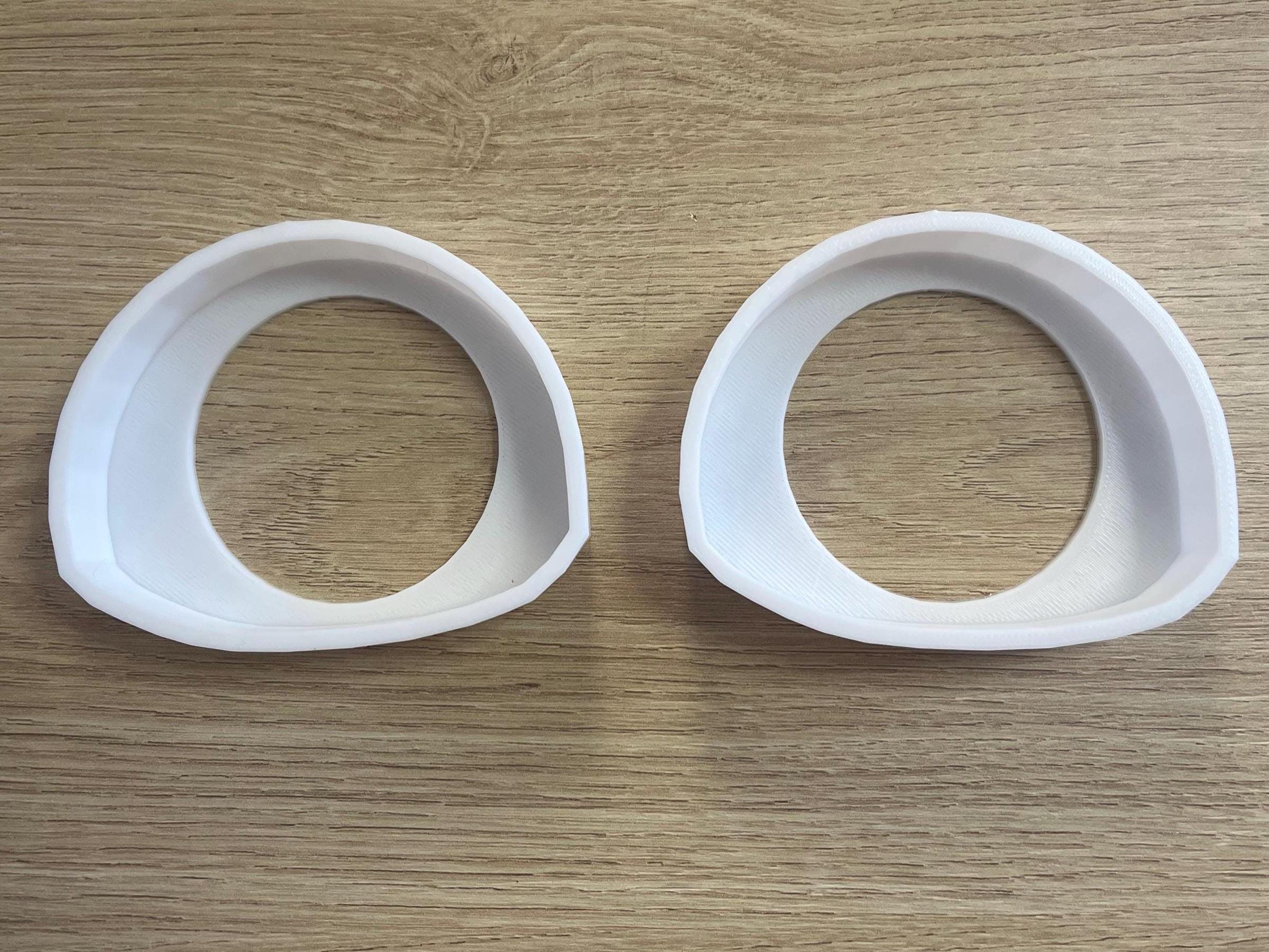 3d printed smiley eye blanks for fursuiters, fursuit heads, furry fandom, fursona
