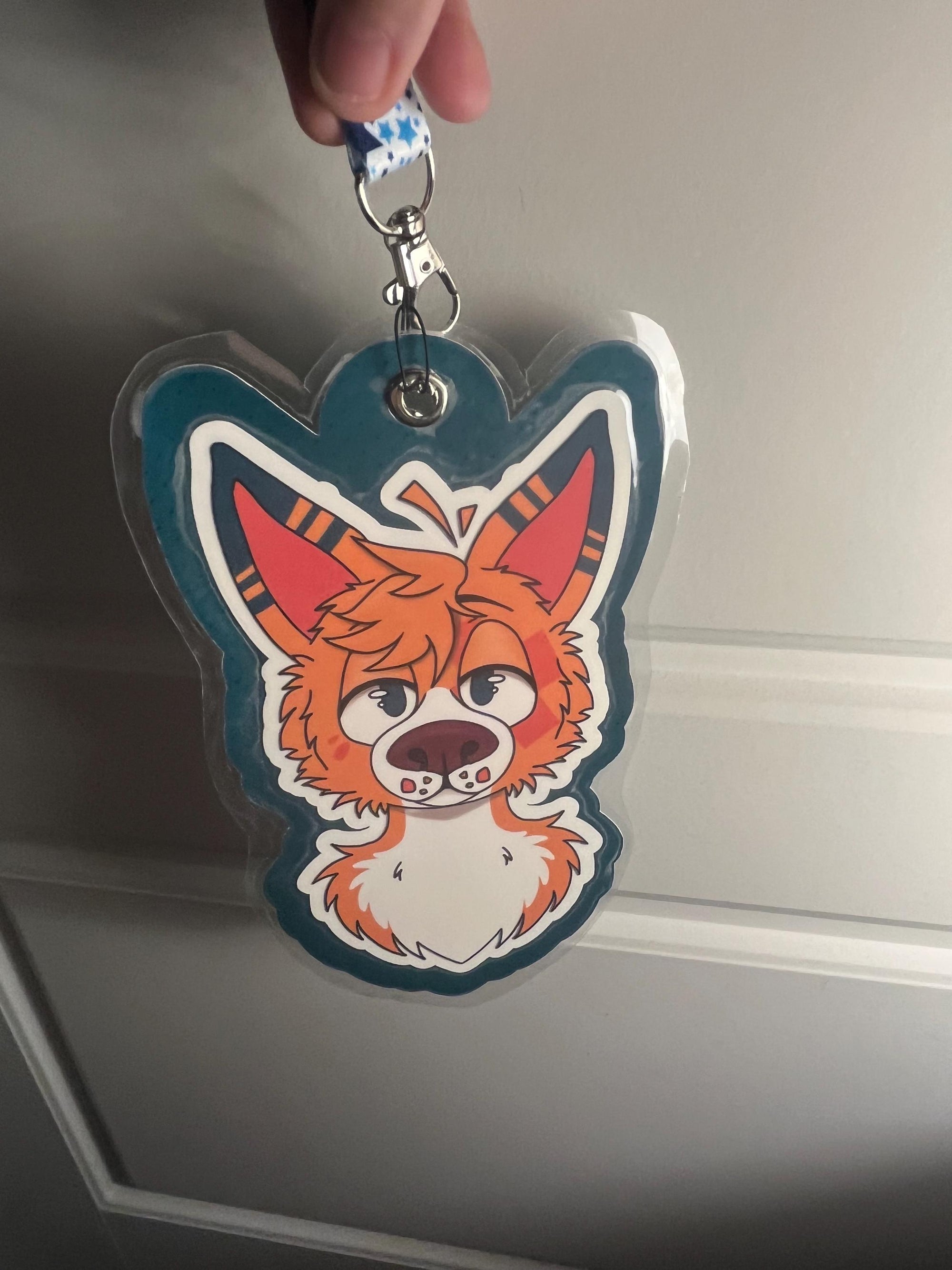 Custom Fursona Convention Badge Commission