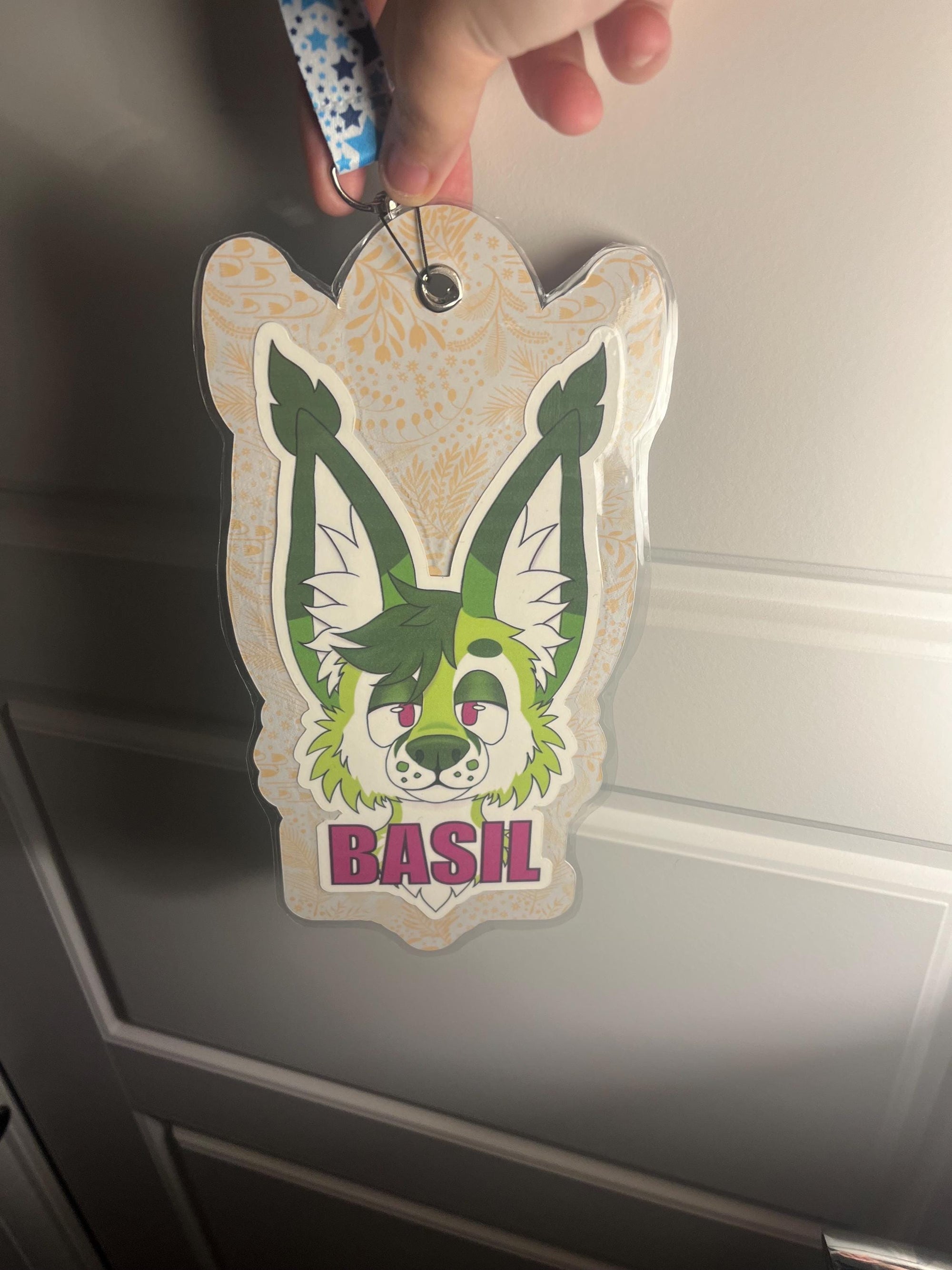Custom Fursona Convention Badge Commission