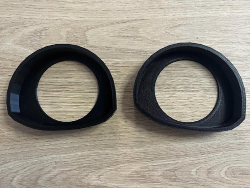 3d printed smiley eye blanks for fursuiters, fursuit heads, furry fandom, fursona
