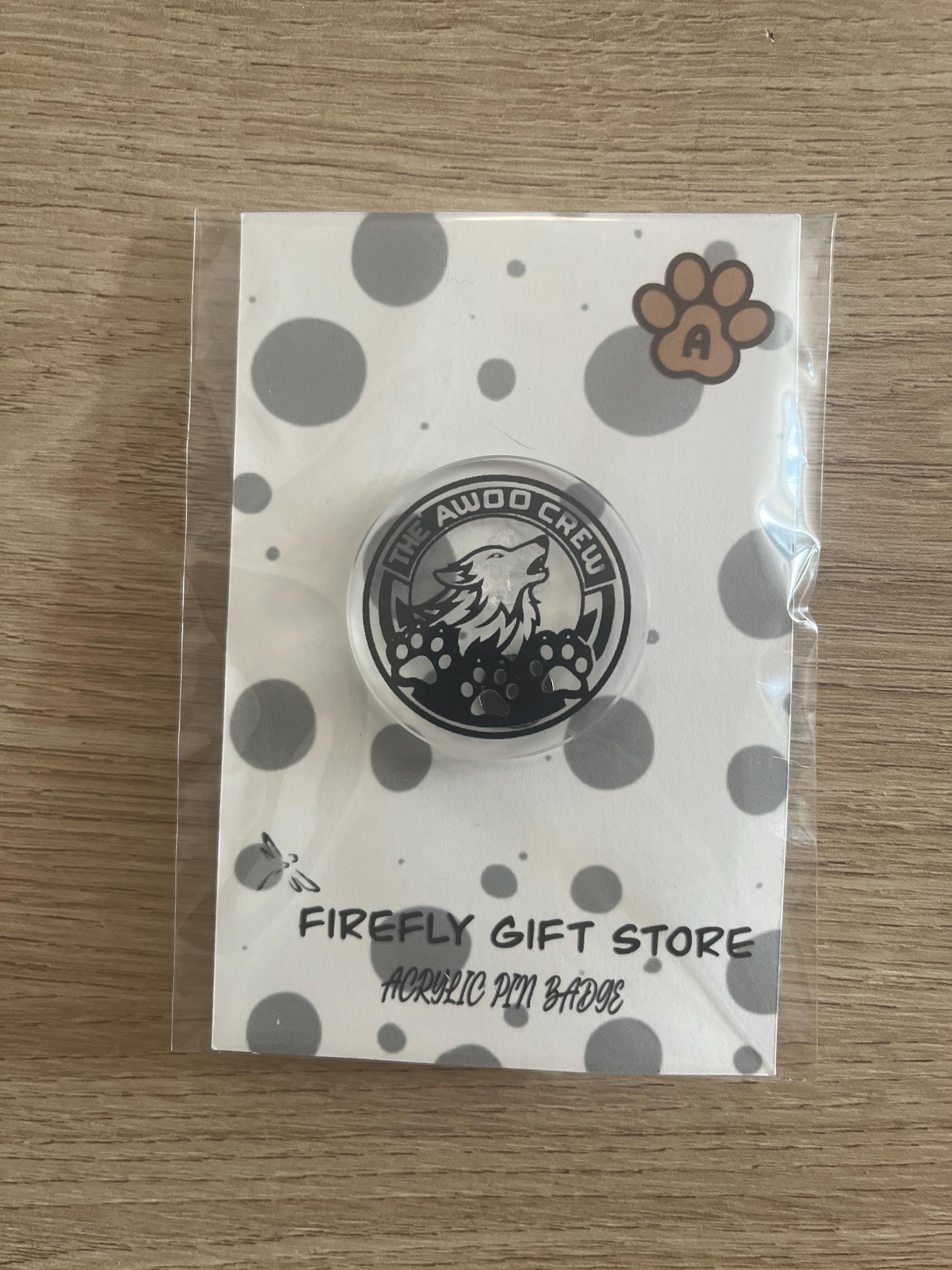 Furry Pride Acrylic Pin Badges, Pick your design, fursona, submissive, fox, wolf, rucksack, jacket, animal love, small gift
