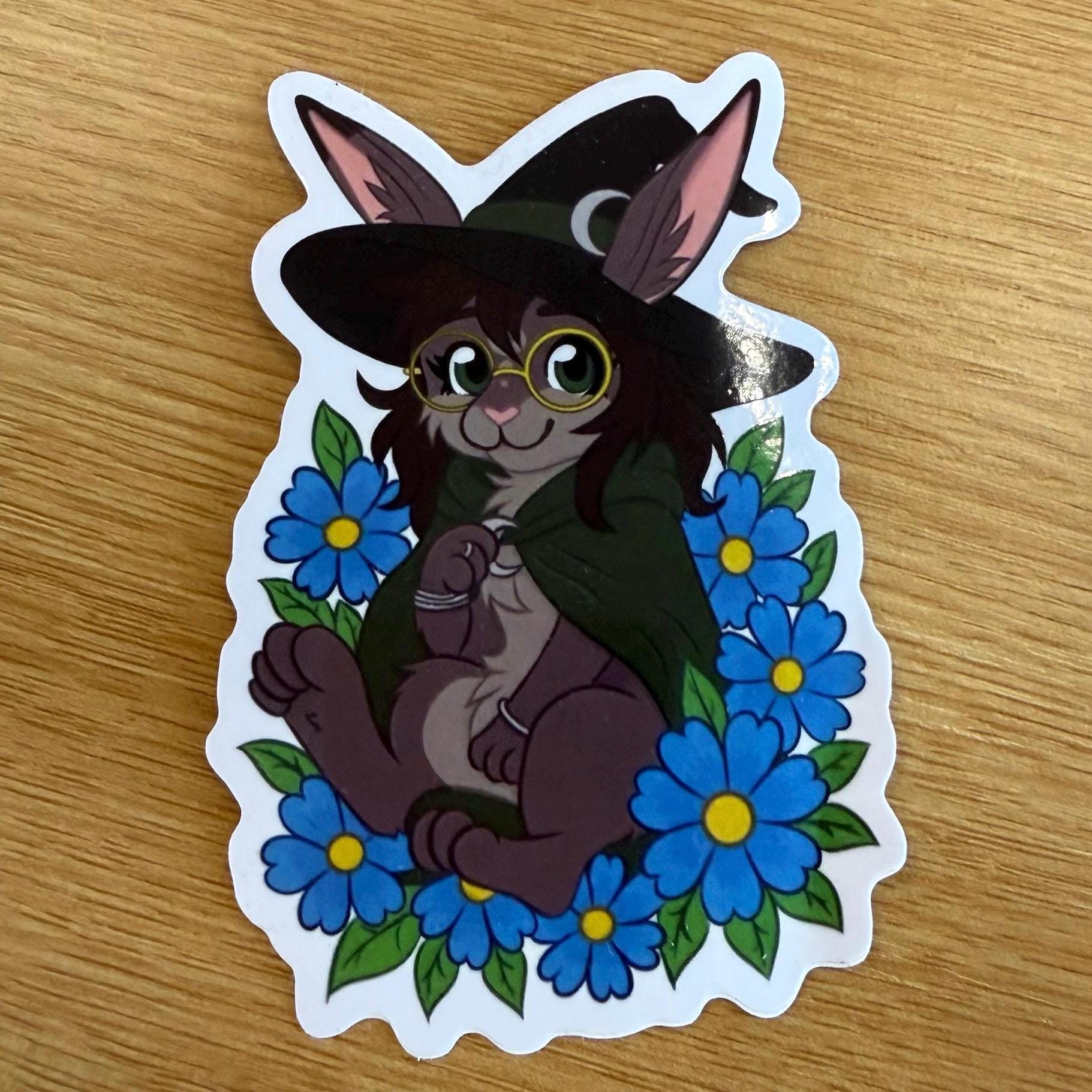 Luna Hare, Adorable Boba Drink Decal, Furry Art Vinyl, Harregon, D’n’D, Laptop Water Bottle Gift