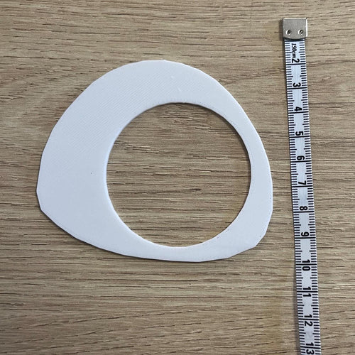 2d Fursuit Eyes, 3d Printed PLA, Toony Style, 9.5cm, Fursuit Making