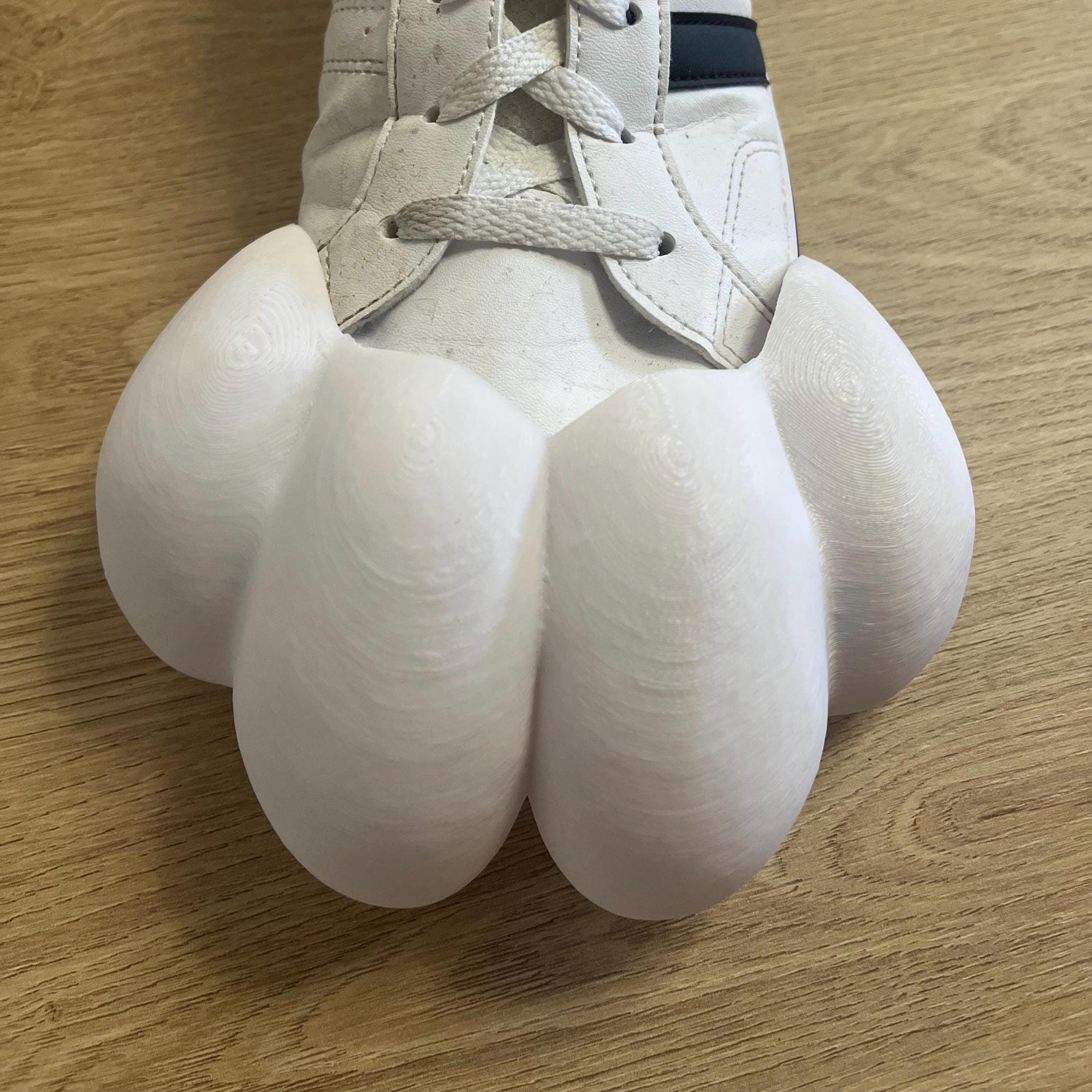 Hardshell fursuit paw toe forms, customisable fursuit feet base, slimline fursuit feet, durable cosplay feet forms